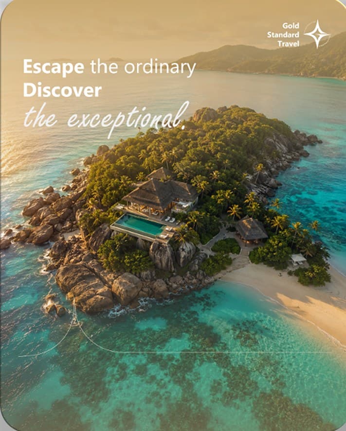 A travel campaign creative inviting audiences to discover the exceptional